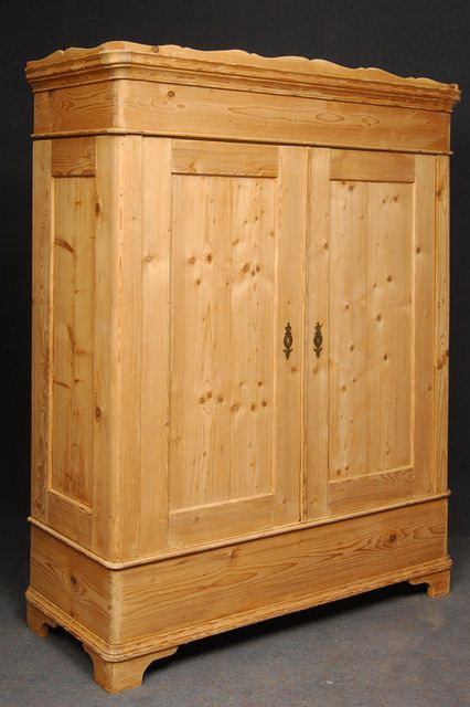 Large Antique Pine Wardrobe