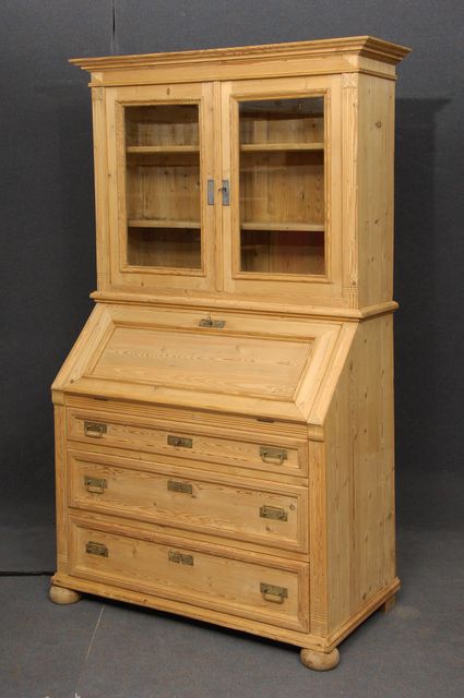 Large Antique Pine Secretaire