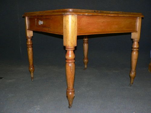 Square Victorian Pine Table