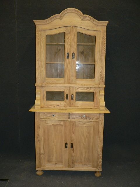 A Slender Antique Pine Dresser from East Germany.