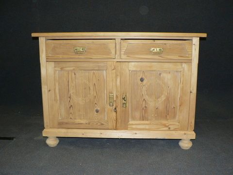 Small Antique Pine Dresser Base/cupboard.