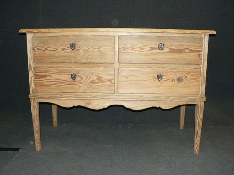 Antique Pine Dressing/console Table (T47062)