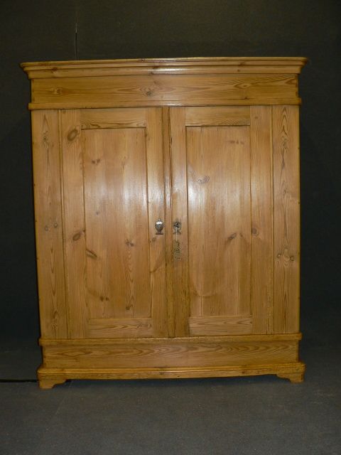 Large Antique Pine Wardrobe