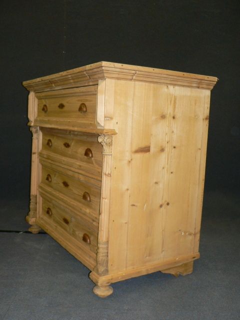 Large Antique Pine Chest of Drawers