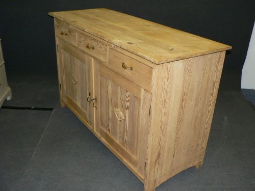 Large Antique Pine Dresser Base