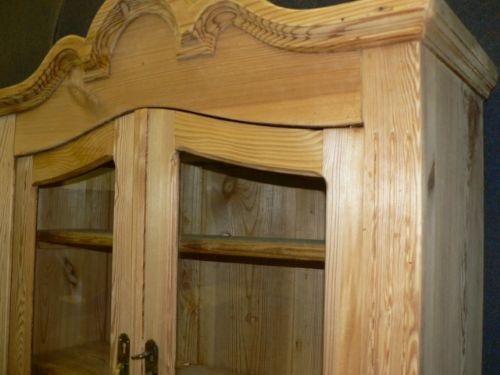 Tall Slim Antique Pine Dresser