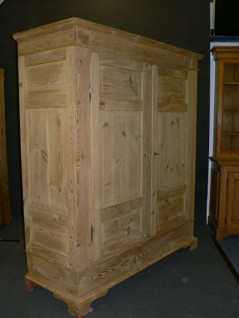 Danish Antique Pine Wardrobe (Dismantles)