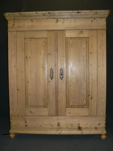 Large Antique Pine Wardrobe