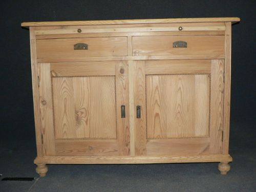 Large Antique Pine Dresser Base Cupboard