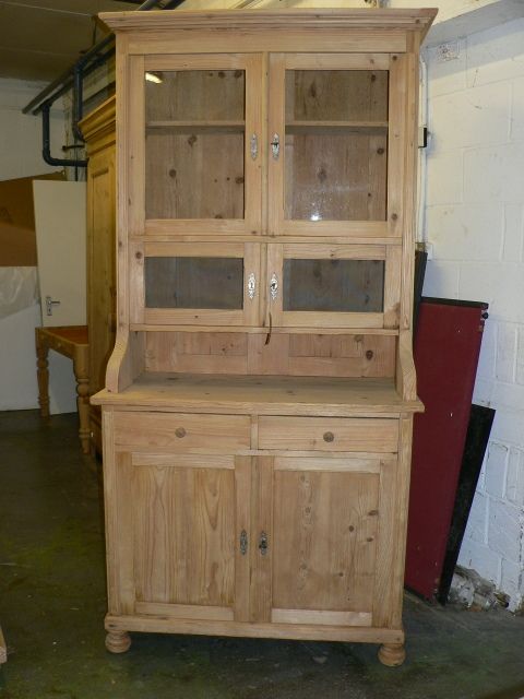 Tall Antique Pine Dresser