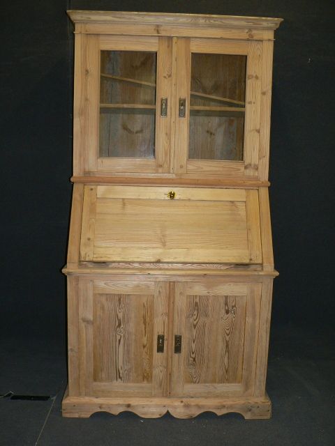 Large Antique Pine Secretaire