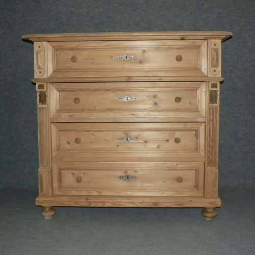 Large Antique Pine Chest of Drawers