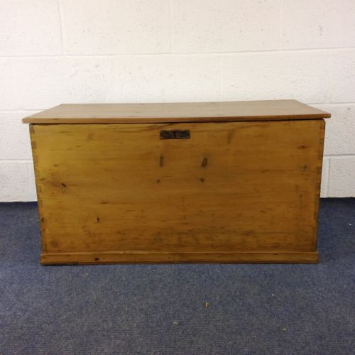 Victorian Pine Blanket Box