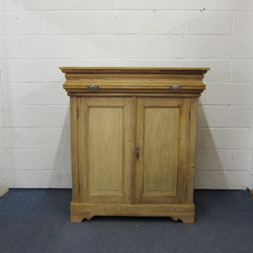Old French Pine Cupboard - Stripped