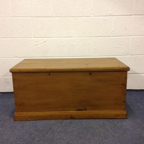 Victorian Pine Blanket Box - Chest
