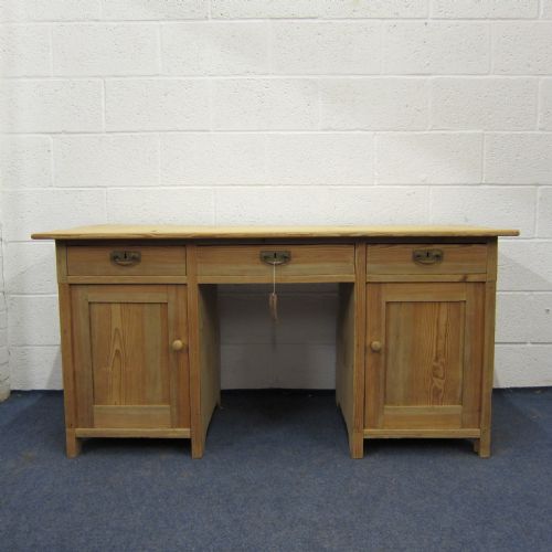 Large Antique Pine Desk
