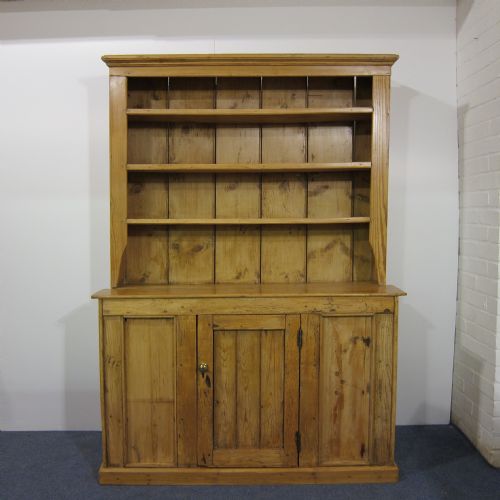 Very Old Rustic Irish Pine Dresser