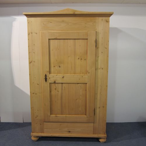 Antique Pine 1 Piece Wardrobe with 1 Door
