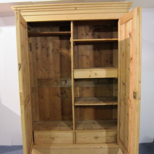 fig 1. Antique Pine Storage Cupboard and Wardrobe