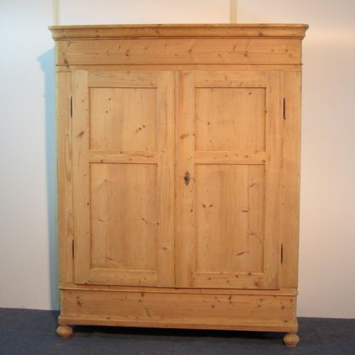 Large Old Pine Wardrobe Which Dismantles for Delivery