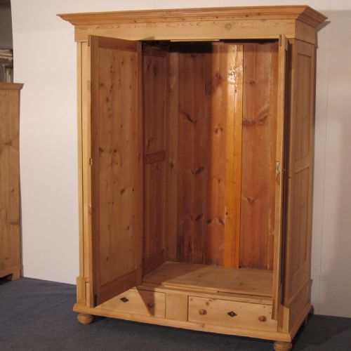 fig 1. Old triple pine wardrobe - dismantles