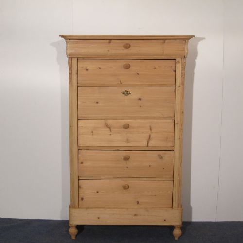 Old Tall Pine Secretaire - Chest of Drawers