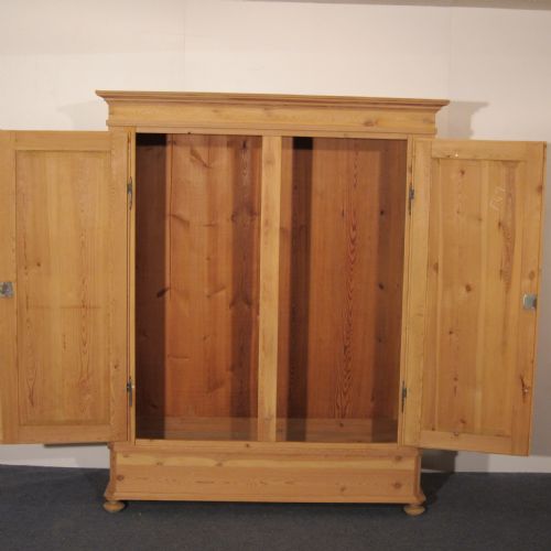 fig 1. Old Danish pine wardrobe