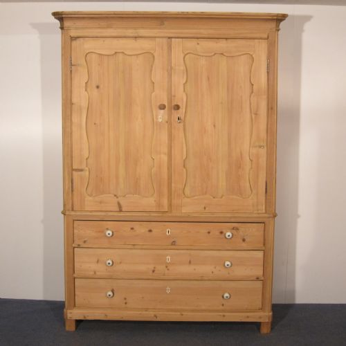 Antique Pine Linen Press