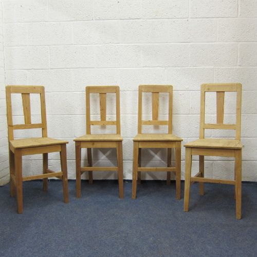 Set of 4 - Antique Farmhouse Kitchen Chairs