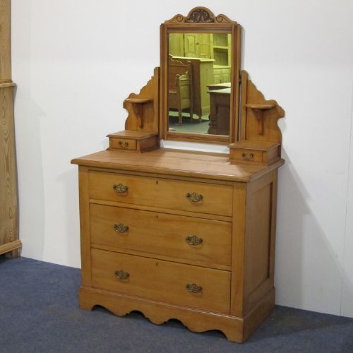 Edwardian Antique Satin Walnut Dressing Chest