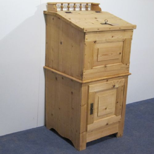 fig 1. Antique Pine Teachers Lectern c.1880