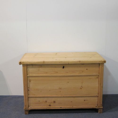 Large Antique Flat Top Chest C.1880