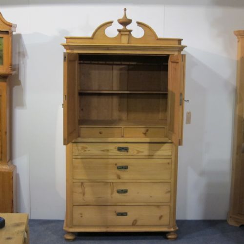 fig 1. Very Nice Antique Linen Press - c.1910