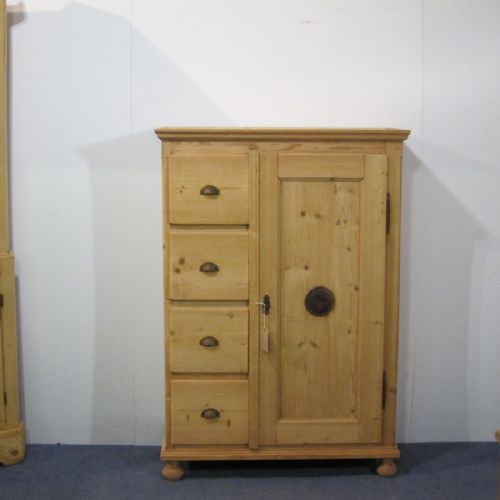 Four Drawer Antique Pine Larder C.1900's
