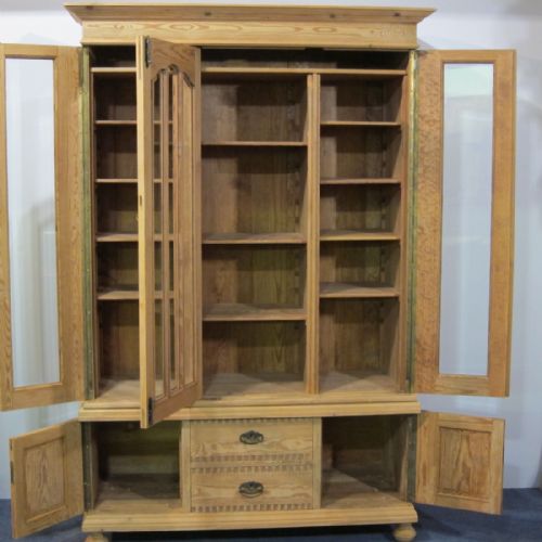 fig 1. Art Nouveau Glazed Bookcase