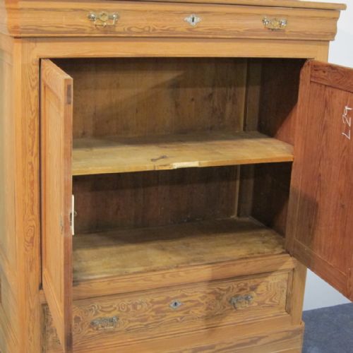 fig 1. French Antique Pine Storage Cupboard c.1900
