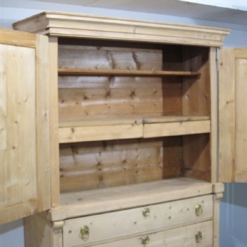 fig 1. Splendid Antique Dutch Linen Press c1900