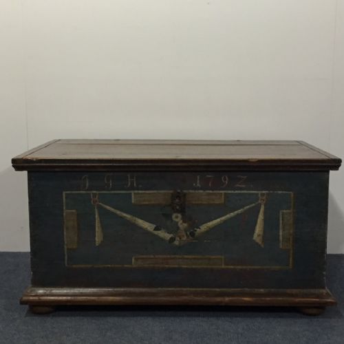 Stunning Antique Marriage Chest C.1792