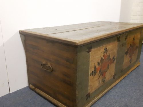 fig 1. Very Old Marriage Chest c.1825
