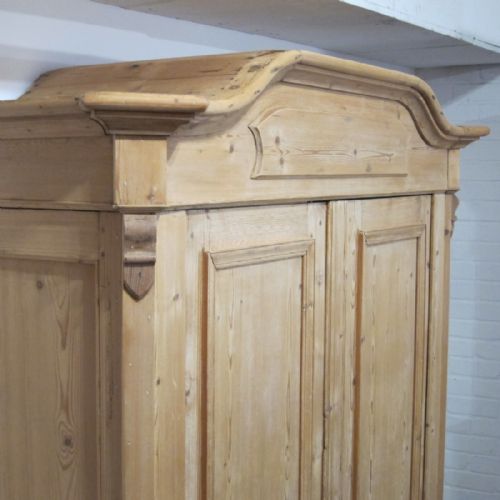 fig 2. French Antique Pine Double Wardrobe c. Mid 1800's