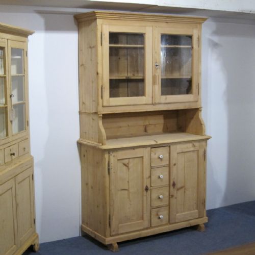 fig 1. Large Antique Country Kitchen Dresser