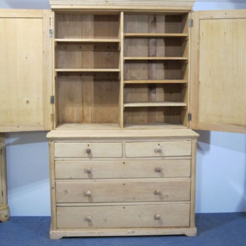 fig 1. Attractive Large Victorian Linen Press