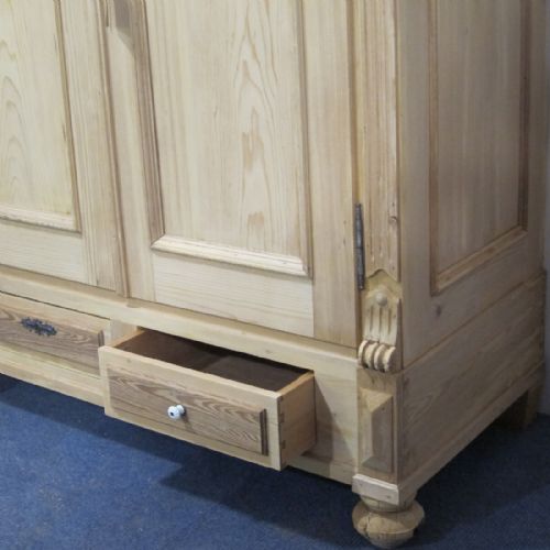 fig 2. Antique Two Door, Two Drawer Wardrobe c.1900