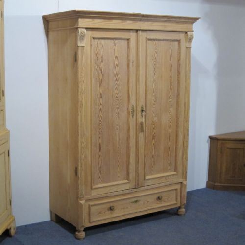 fig 1. Small Antique Wardrobe with Drawer c.1900