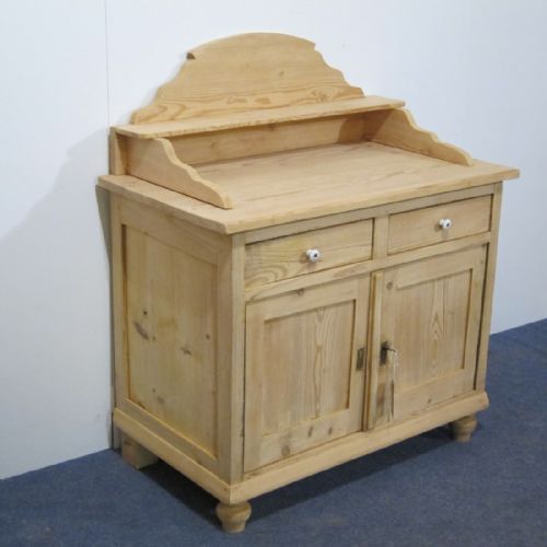 fig 1. Antique Bathroom Cupboard with Wash Upstand c.1920