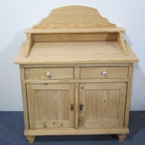 fig 2. Antique Bathroom Cupboard with Wash Upstand c.1920