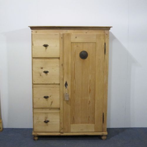 19th Century Kitchen Food Larder / Bread Cupboard