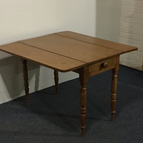 fig 1. Victorian Pine Pembroke Table