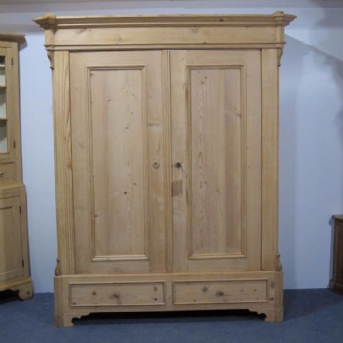 19th Century Antique "Knock Down" Double Wardrobe
