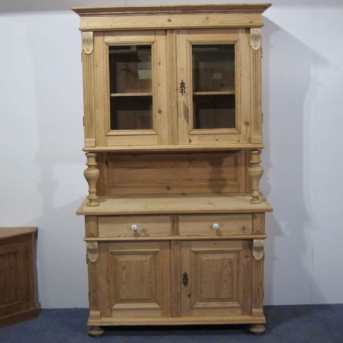 Glazed Top, Antique Farmhouse Dresser